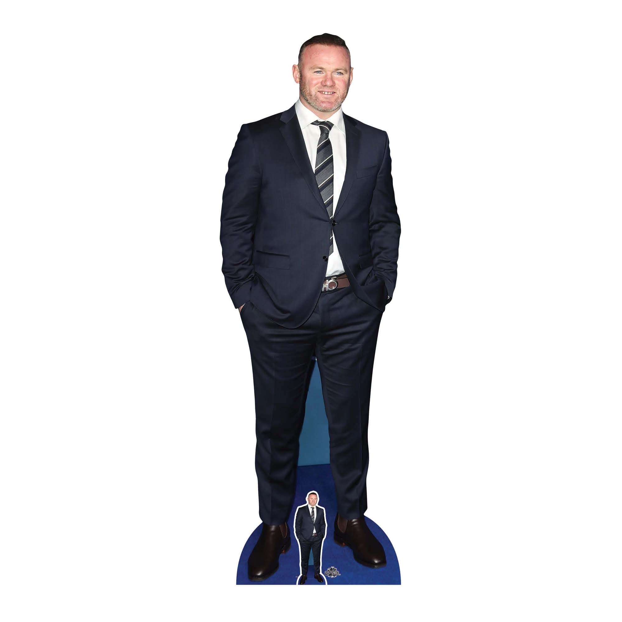 CS995 Star Cutouts Wayne Rooney Lifesize Cardboard Cutout with Mini – 177cm Football Legend Standee Party Decoration & Fan Display