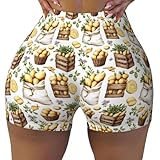 Vêtements de sport pour toutes les occasions : ce short de yoga d'automne imprimé pomme de terre citron pour femme et short de vélo s'adapte à toutes les occasions, du fitness au quotidien. En tant que vêtements d'entraînement pour femmes, ils sont adaptés pour le jogging, le yoga, les séances de gym et la détente. Que vous choisissiez un short ou un short de compression pour femme, chaque paire améliore le mouvement et le confort