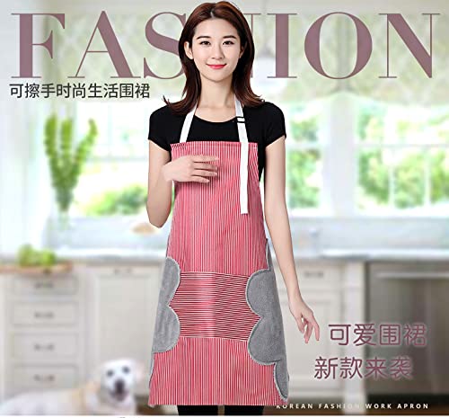 Image of FancyDressWale Waterproof Kitchen aprons for women and men with big Pocket and creative hand wipping