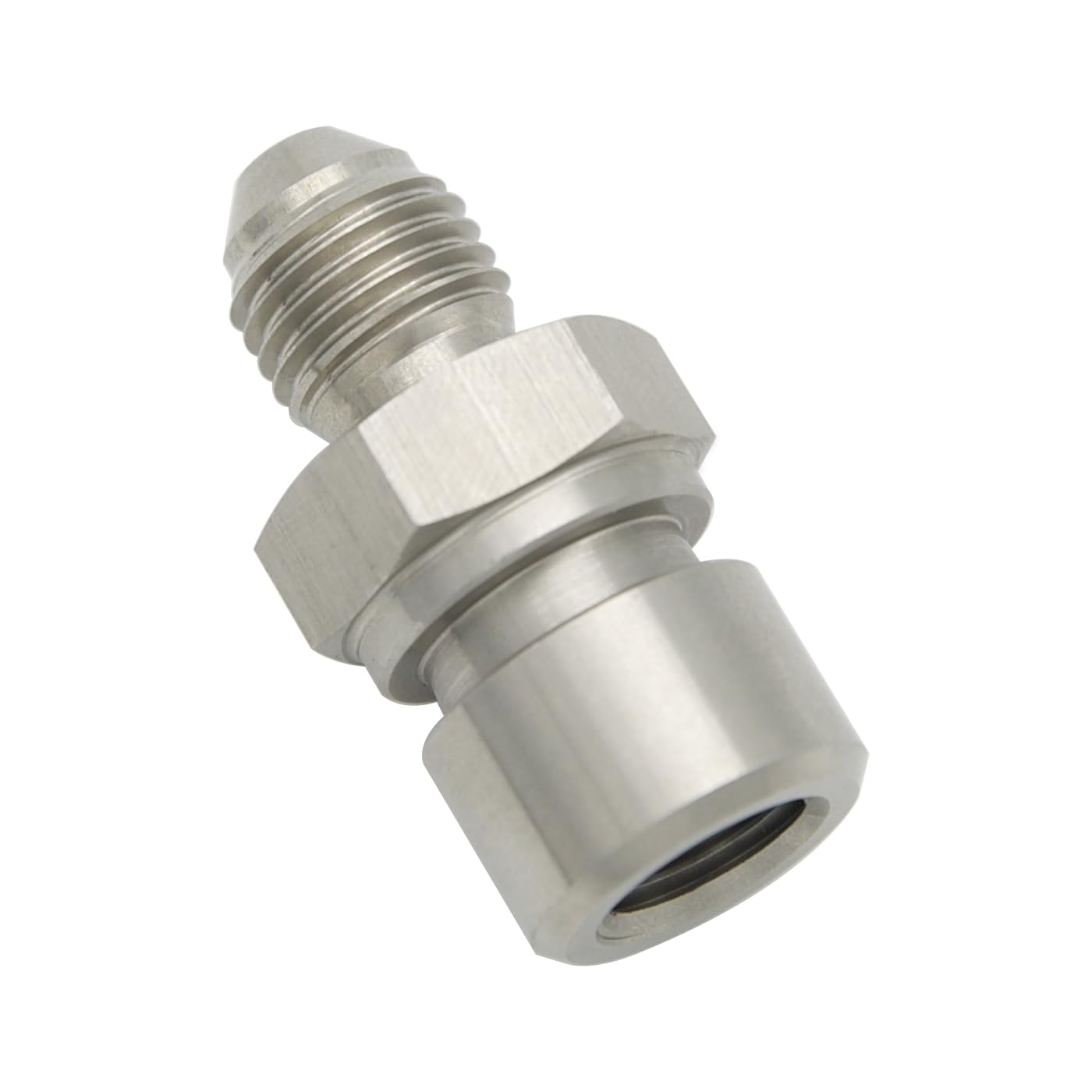 Adaptateur 4AN mâle de qualité supérieure en acier inoxydable pour pas métrique inversé M10