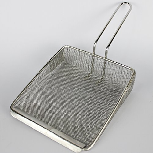 Baoblaze Chip de malha grossa batatas fritas Skimming Take Away Prata, Prata, Double Layer Mesh, 1