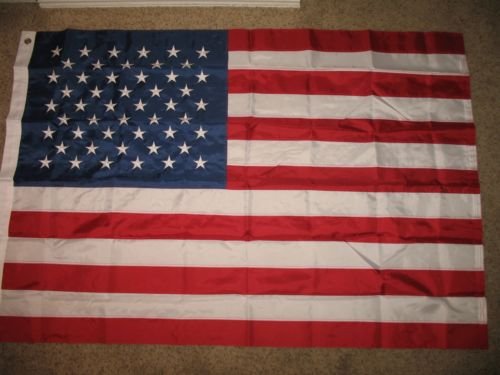 Moon Knives USA United States - 4 x 6 4x6 ft Embroidered Nylon Flag House Banner - Party Decorations Supplies for Parades - Prime Outside, Garden, Men Cave Decor Flag