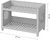 Çok Amaçlı 2 Katlı Organizer Raf – Bej Plastik Düzenleyici Stand – Banyo, Mutfak, Masaüstü ve Ofis İçin – 25 x 18 cm