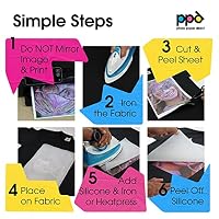 PPD 10 Blatt A3 Premium Transferpapier Inkjet für Helle Textilien – Ansicht 3