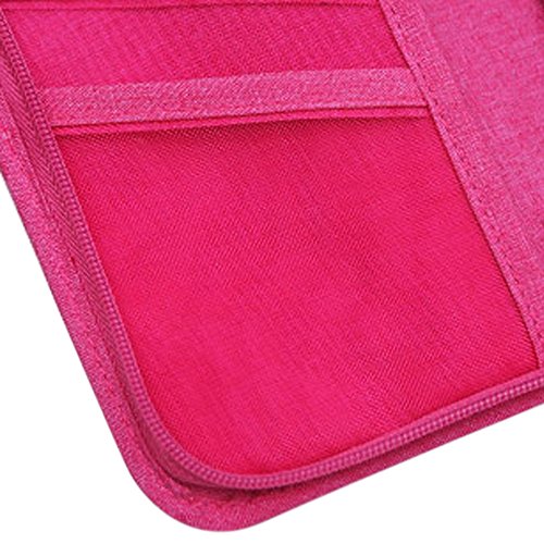 Portador de passaporte, Andoer Travel Wallet Family Passport Organizador de cartão de crédito Estojo