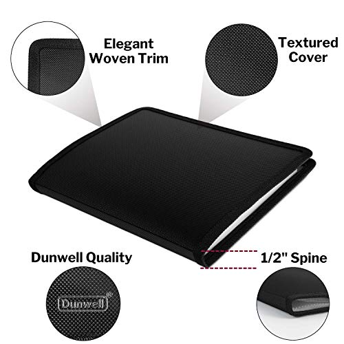 image for Dunwell Art Portfolio 11x17 (Black, 1 Pack), Large Portfolio Folder fo