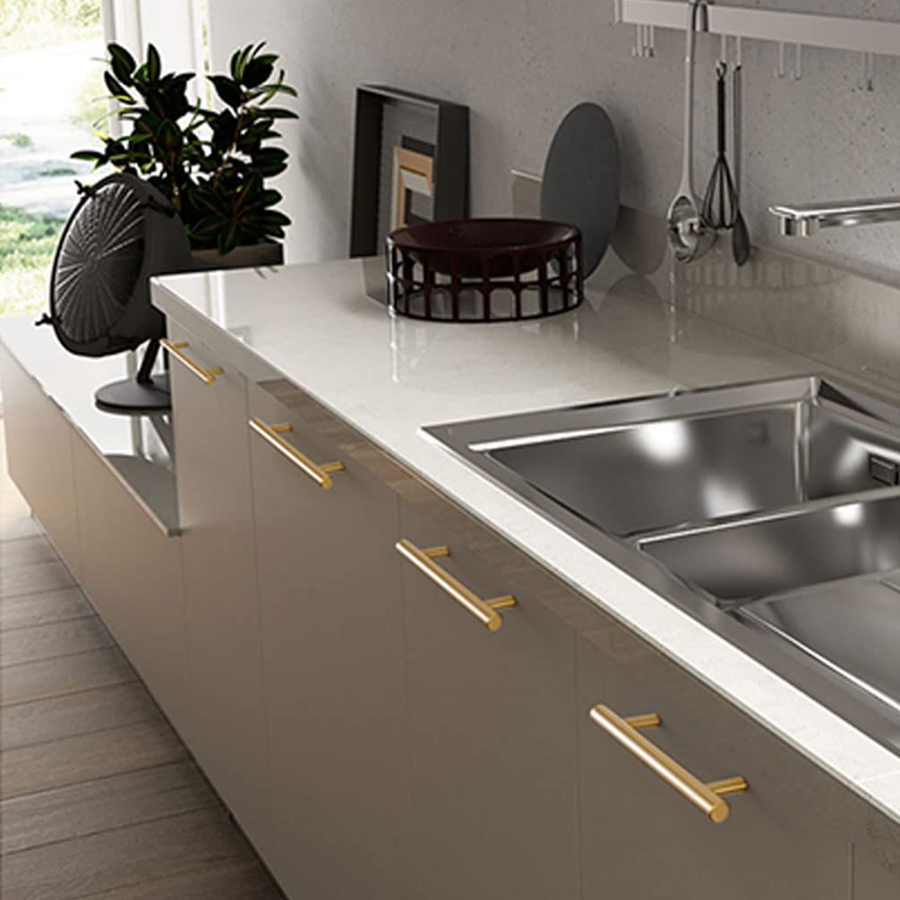 6 Maniglie Moderne Per Mobili - Pomelli In Alluminio Per Armadi, Cassetti E Cucine