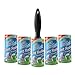 NouveLife Lot de 5 Rouleau Anti Peluche Rouleau Vêtement Brosse Adhésive Vêtement avec 4 Recharges 50 Feuilles par Rouleau pour Cheveux Poils d'Animaux Peluches Poussière