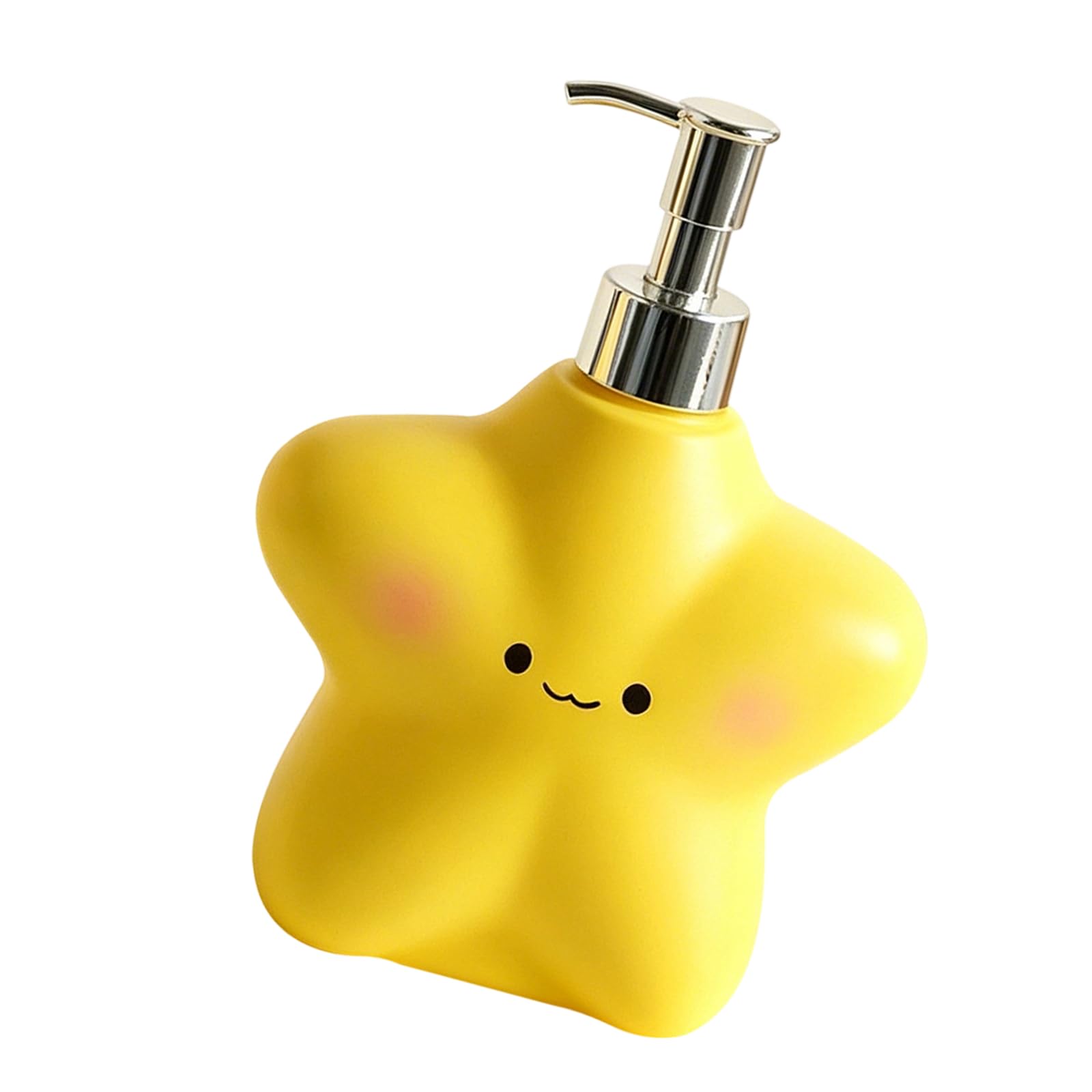 Zxfdsfdbnm Cartoon Star Shape Soap Dispenser with Easy Press Pump for Hand Soap Dispensing and Lotion Liquid Cleanser Storage Household Press Pump Bottle