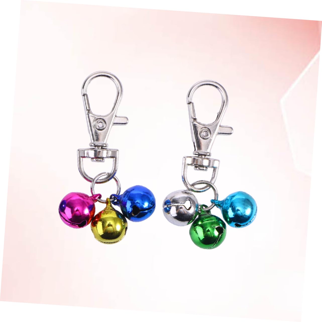 COLLBATH Dog Identification Collar Bells 2 Pack Small Bells for Dog Collars Perfect for Puppy Random Color