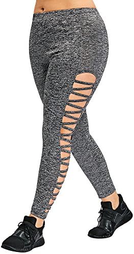 Yoga Pants Hollow Out Tights Trousers 