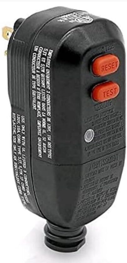 GFCI Plug Assembly For Homelite Ryobi RY14122 RY141600 RY141900, PS80720 Waher