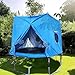 BIWKONI 10FT/12FT/14FT Trampoline Tent Cover Outdoor Trampoline Accessory Wind Sun Protection for 8 Straight Pole Trampoline (Tent Only),12FT/8