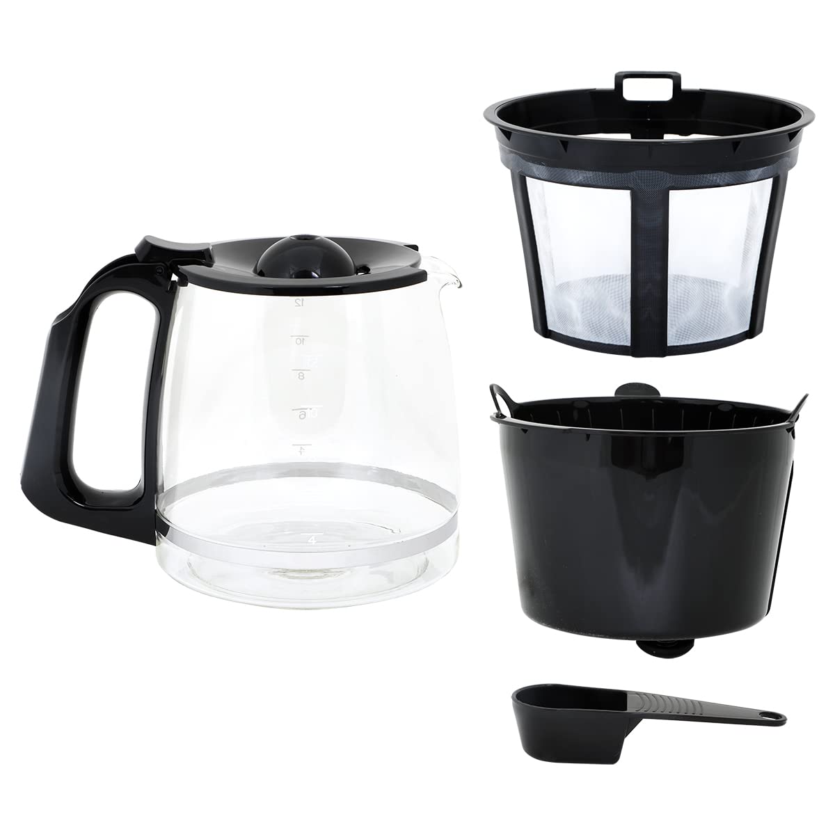 Any Morning Cafetera, 15 tazas de café programable, arranque y apagado automático, función antigoteo, control de fuerza de preparación, placa de calentamiento, fácil de limpiar, 2 litros, 1000 W