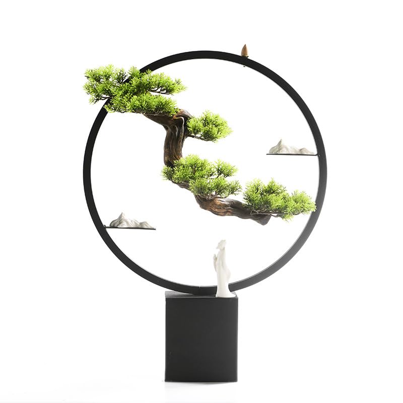 Arbre Chinois Zen artificiel pour décoration de salon et porche d'entrée