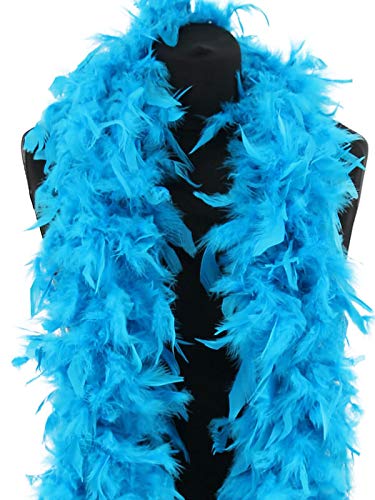 Deluxe Bondi Blue Feather Boa – 100g -180cm