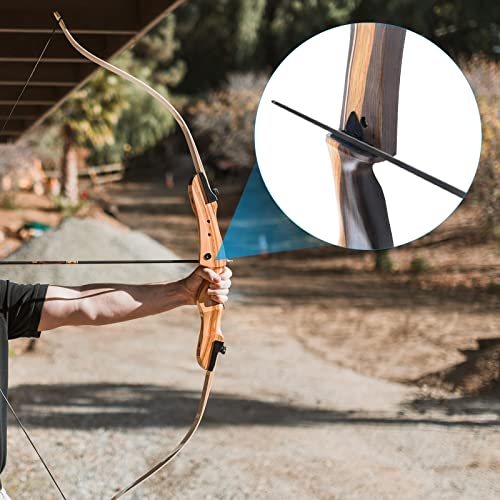 Cosmos 4 Sets Archery Arrow Rests Sticker Pads Traditional Leather Arrow Shelf Silent Plate Arrow Rest Anti-Slip Pad For Archery Training Hunting Recurve Bow Longbow #TOP4