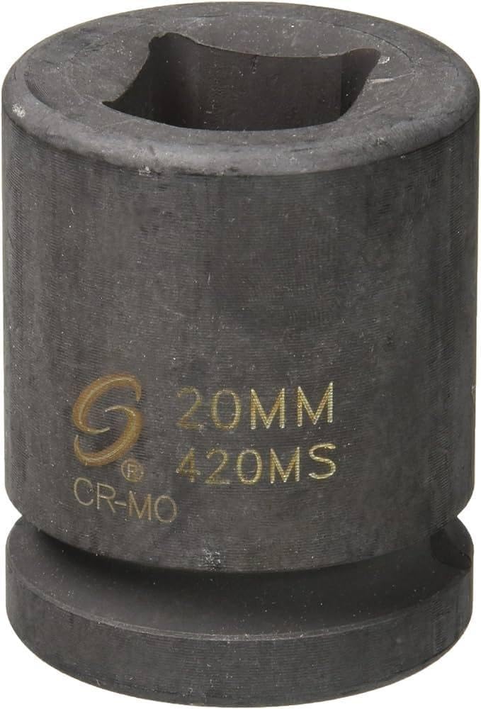 Sunex 420ms 3/4-Inch Drive 20-Mm Square Impact Socket