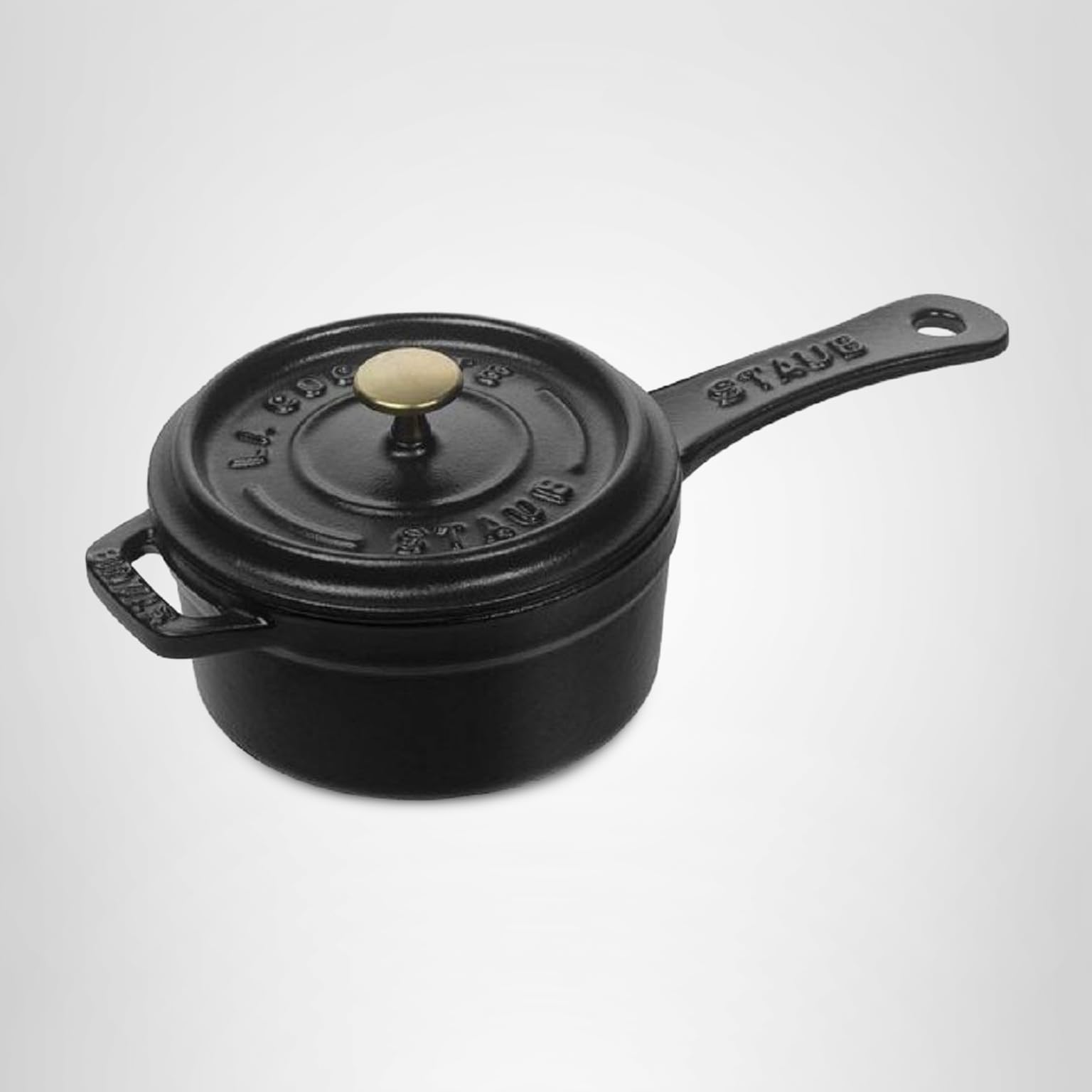 Amazon｜staub ストウブ 「 スモール ソースパン ブラック 10cm