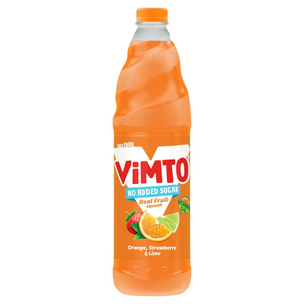 Vimto Squash Remix Orange, Strawberry & Lime Drink 1L