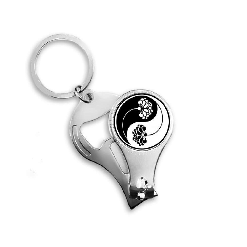 Pince à ongles yin-yang fleur Culture Customs accessoire de luxe