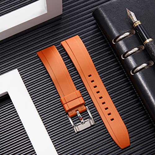 Image of BINLUN Quick Release Silicone Watch Bands Replacement Rubber Watch Straps 18mm 19mm 20mm 21mm 22mm 24mm Smartwatches Bands for Men and Women Waterproof Sport Watchbands