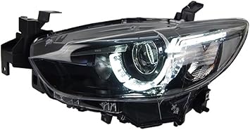 Car Styling Headlights Compatible for Mazda 6 Atenza LED Headlight 2013-2017 Head Lamp DRL Signal Projector Lens Automotive Upgrade and Optimization Color Headlight LED