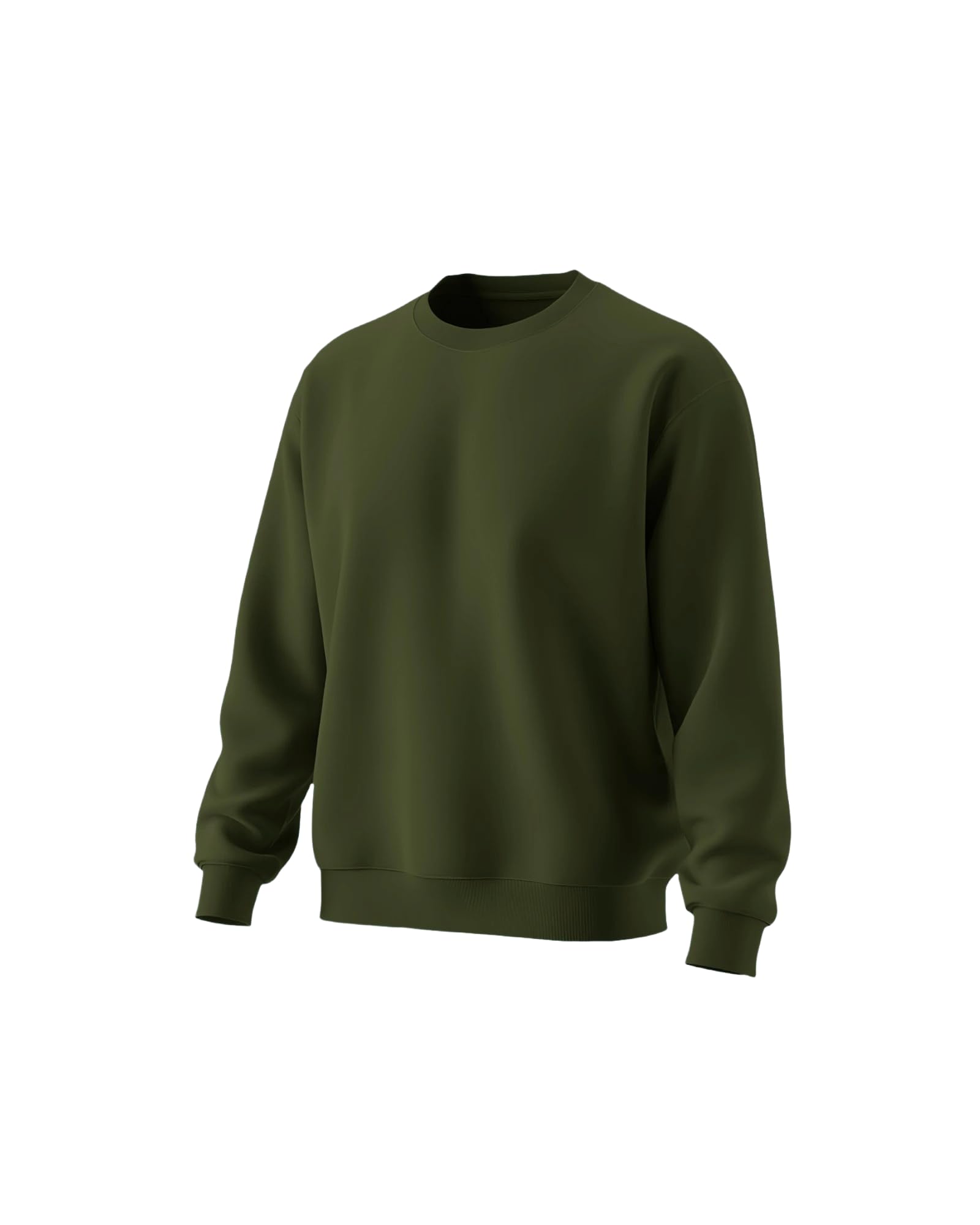 Premium 300 GSM Men's Crew Neck Sweatshirt Full Sleeve Regular Fit Soft 100% Cotton for Everyday Wear-picture-43