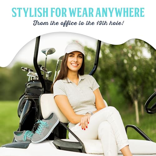 Margaritaville Golf Shoes, The Birdie, Spikeless Womens Golf Shoe, Ladies Golf Footwear with Rubber Toe Guard and Stability Heel Frame, Lace Up Athletic Shoe4