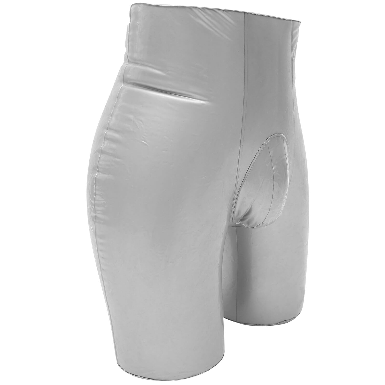 Modèle Léger pour pour de et sous-vêtements Shorts Présentoir en Mannequin Gonflable Demi-Corps PVC Argenté Facile à Ranger Homme pour Vitrines