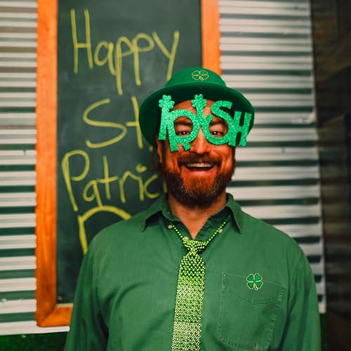 25/50/100/200 pieces St. Patrick's Day pin small green enamel Four leaf clover lapel pin brooches pins badge Ireland Irish Souvenir gift bulk4