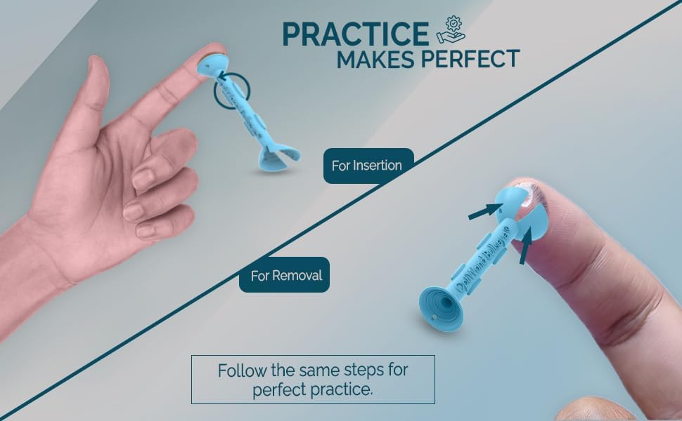 Miniatura 8 de Bullseye - Juego de 3 herramientas de extracción e inserción de lentes de contacto suaves y grandes, de goma de silicona, dispositivo de inserción y