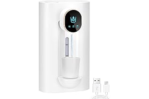 Rechargeable Automatic Mouthwash Dispenser with Magnetic Cups and Adjustable Settings