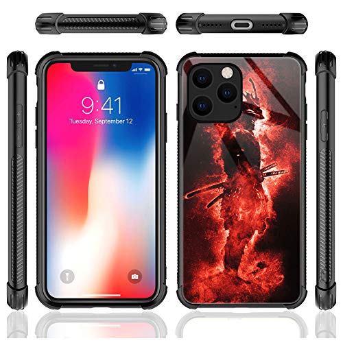 Coque pour iPhone 11 résistante aux chocs et anti-rayures rouge