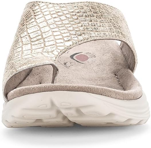 Gabor 46.812 - Sandals for Women - Platform Heel - Latex Outsole - Microfiber Lining - Suede Footbed Almond/Micro UK 3.5 (US Women's 6) B - Medium