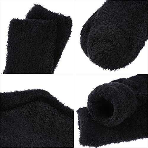 Image of MQELONG Womens Super Soft Fuzzy Cozy Home Sleeping Socks Microfiber Winter Warm Slipper Socks