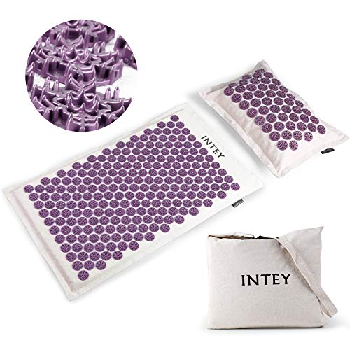 INTEY - Esterilla de acupresión, color lila