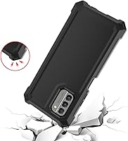 Vista 4 de Funda para Nokia C300/Nokia G100 con protector de pantalla, funda para teléfono Nokia C300 N155DL, protección de cuerpo completo frontal y trasera