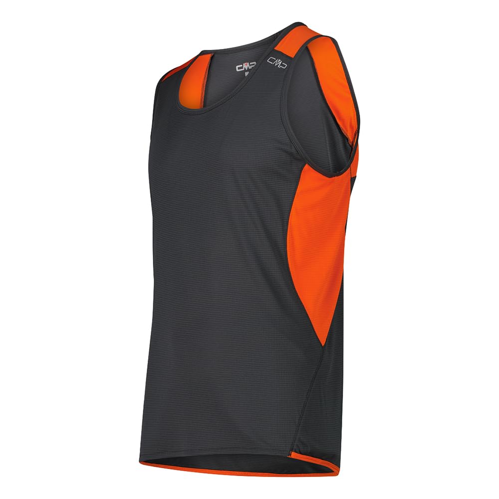 CMP Herren Tanktop Tanktop, Antracite-orange, L