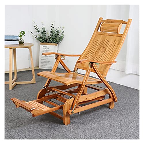 Genérico Sillón reclinable para Exteriores, de Madera, para el hogar, balcón, Tumbona, Mecedora para Personas Mayores, sofá, sillas de Patio, tumbonas para Exteriores, sillón de Porche con