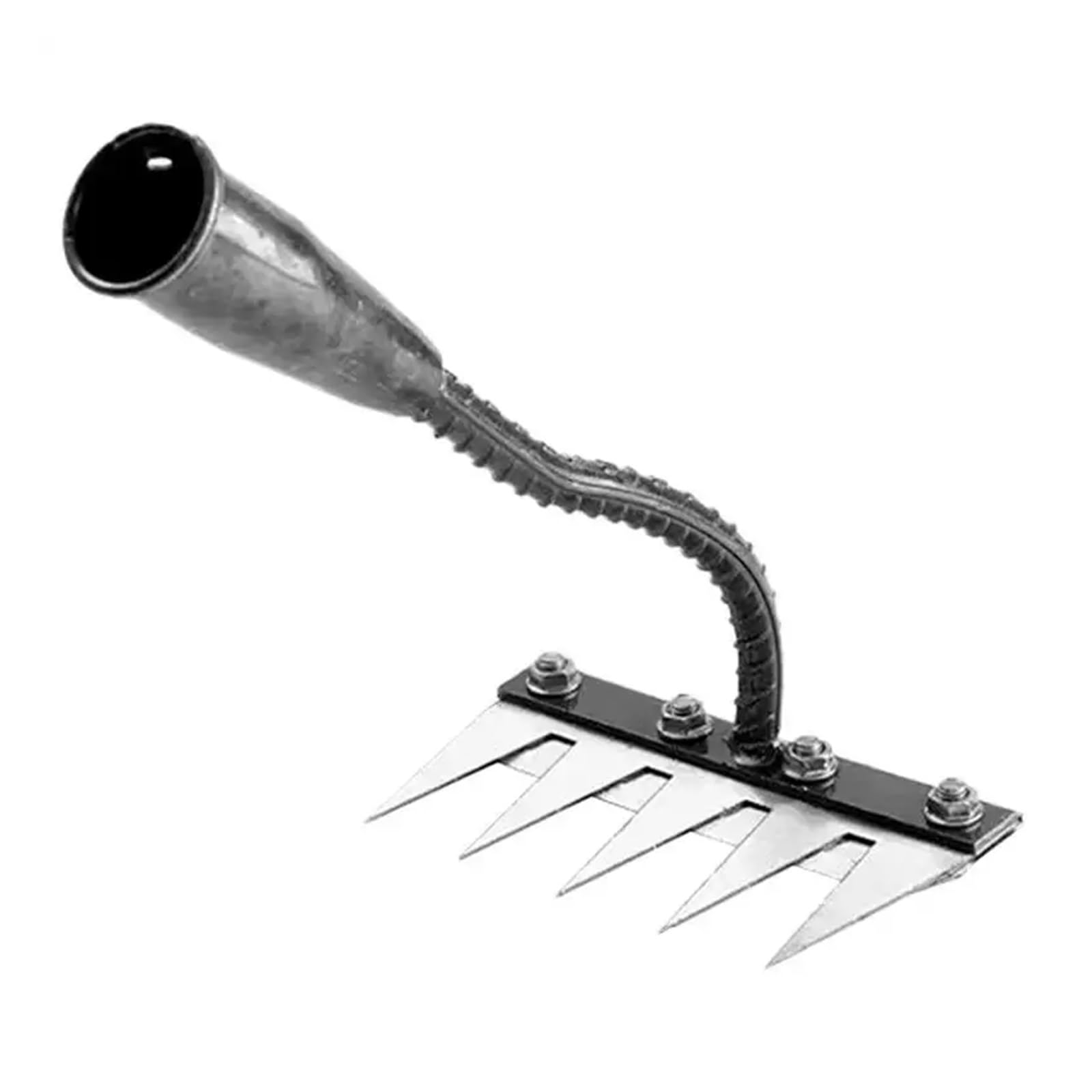 Zappa da Giardino, rastrello in Acciaio al Manganese con Denti 5/6 for allentare Gli Attrezzi agricoli for afferrare Il Terreno
