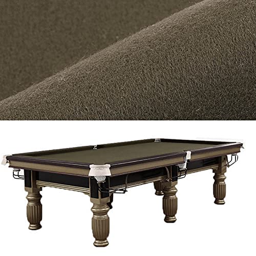 Pool Table Felt Billiard Cloth: Wool Pool Cloth Has Multiple Colour, Such As Standard Green, Green, Navy, Blue, Red, Blue, Grey And Black, Table Felt Can Choose From 7', 8' Or 9 Ft(Tan 7Ft) #TOP6