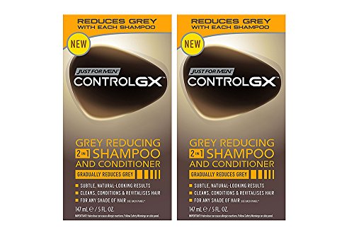 Just for Men Control rjexX GX, 2 in 1 Shampoo and Conditioner, 5 Fluid Ounce (Pack of 2)