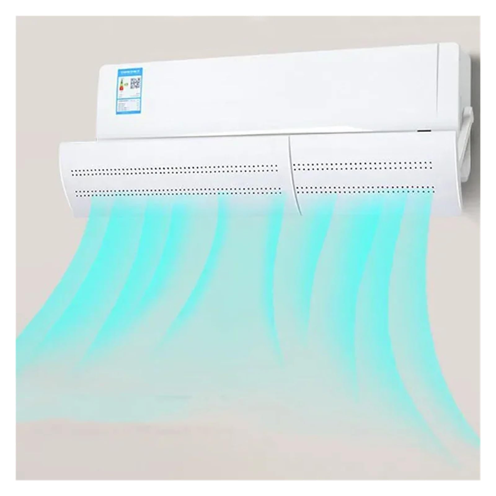Deflector Aire Acondicionado Scalable Air Conditioning Windshield, Anti-Direct Blowing Universal Air Outlet Baffle, Household Air Conditioner Wind Deflector(A)