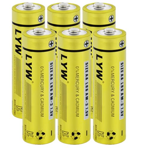 Energiant - Premium Grade AA Batteries 6 Pack,Alkaline Double A Batteries,Ultra Long-Lasting,Leakproof 1.5V Household Batteries AA Size,10-Year Shelf Life,Suitable for All Your Devices