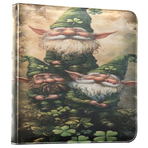 Álbum de fotos scrapbook autoadhesivo con cubierta de cuero PU, 3 anillos, 40 páginas, tamaño 8x10 para recuerdos