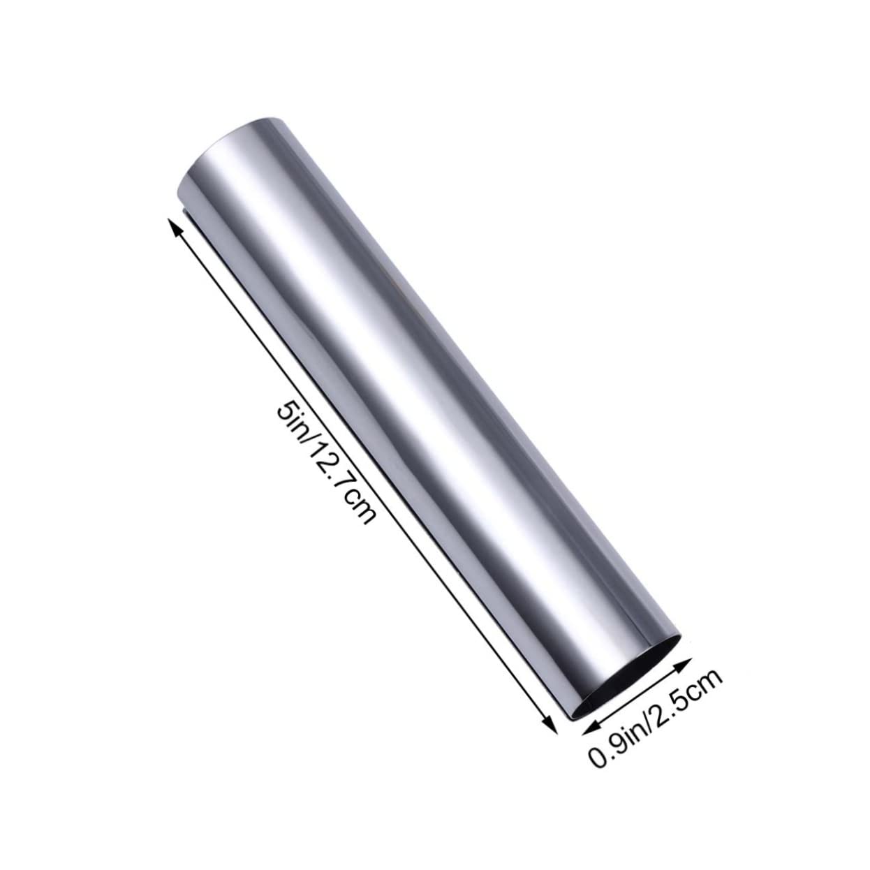 VINTORKY Stainless Steel Cannoli Tube Molds 6pcs Set for Easy Baking Decorating