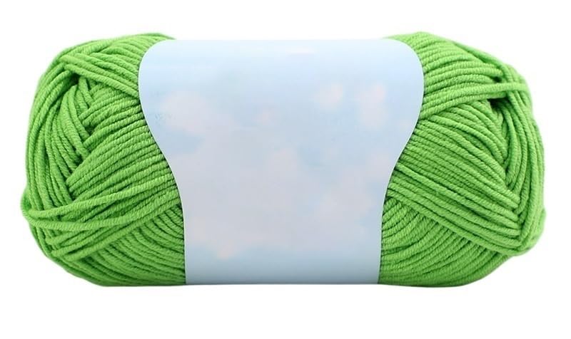 Fil de coton pour crocheter sans nœud fil artisanal mélangé stable 4 brins 5 écheveaux