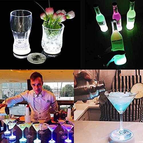 LED-coaster-5-Pcs-LED-Car-Coasters-Light-Up-Coaster-led-coasters-for-drinks-car-LED-Bottle-LightsBottle-GlorifierLED-Sticker-Coaster-Discs-Light-Up-for-DrinksFlash-Light-Up-Cup-White