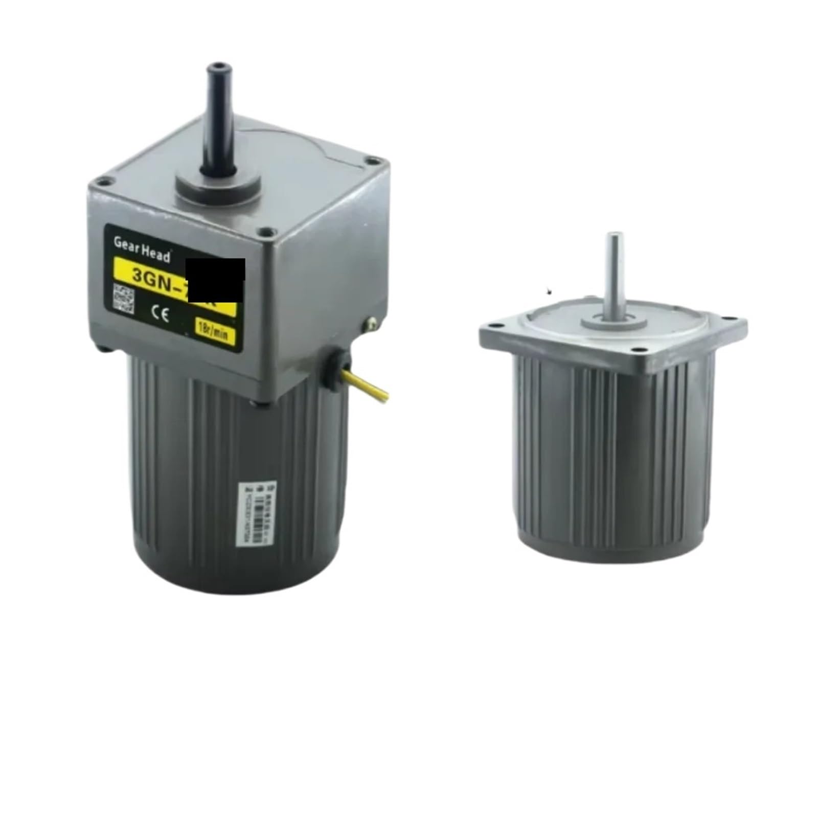 MUYTQAERG Asynchronous Motor 15W 6-1400rpm AC 220v 50Hz 60Hz Induction Gear Reduction with Shaft 10mm(6 RPM)